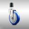 Service Caster 5 Inch 316SS Blue Polyurethane Wheel Swivel 1-3/4 Inch Expanding Stem Caster SCC-SS316EX20S514-PPUB-BLUE-134 - alternate 1